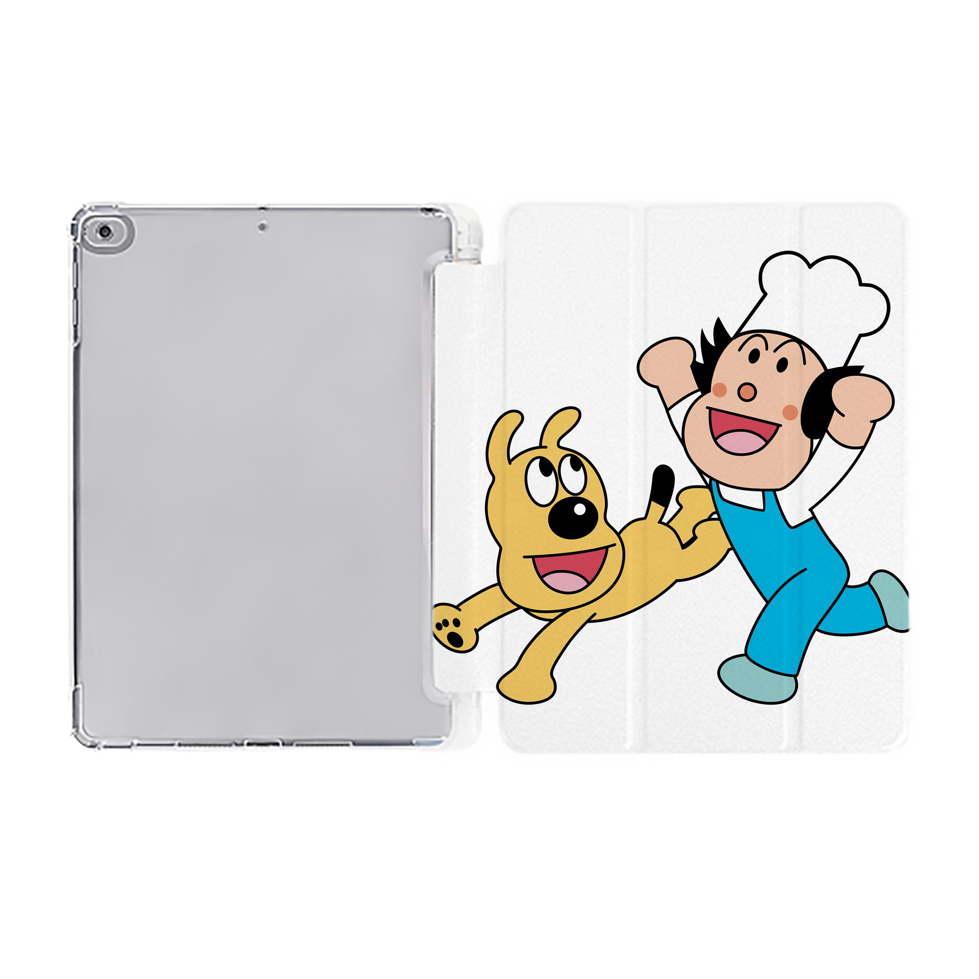 （画像用） アンパンマン Anpanman IPad ケース ペン収納付き 三つ折りスタンド PUレザー×シリコン 対応機種9.5/10.5/10.9インチ